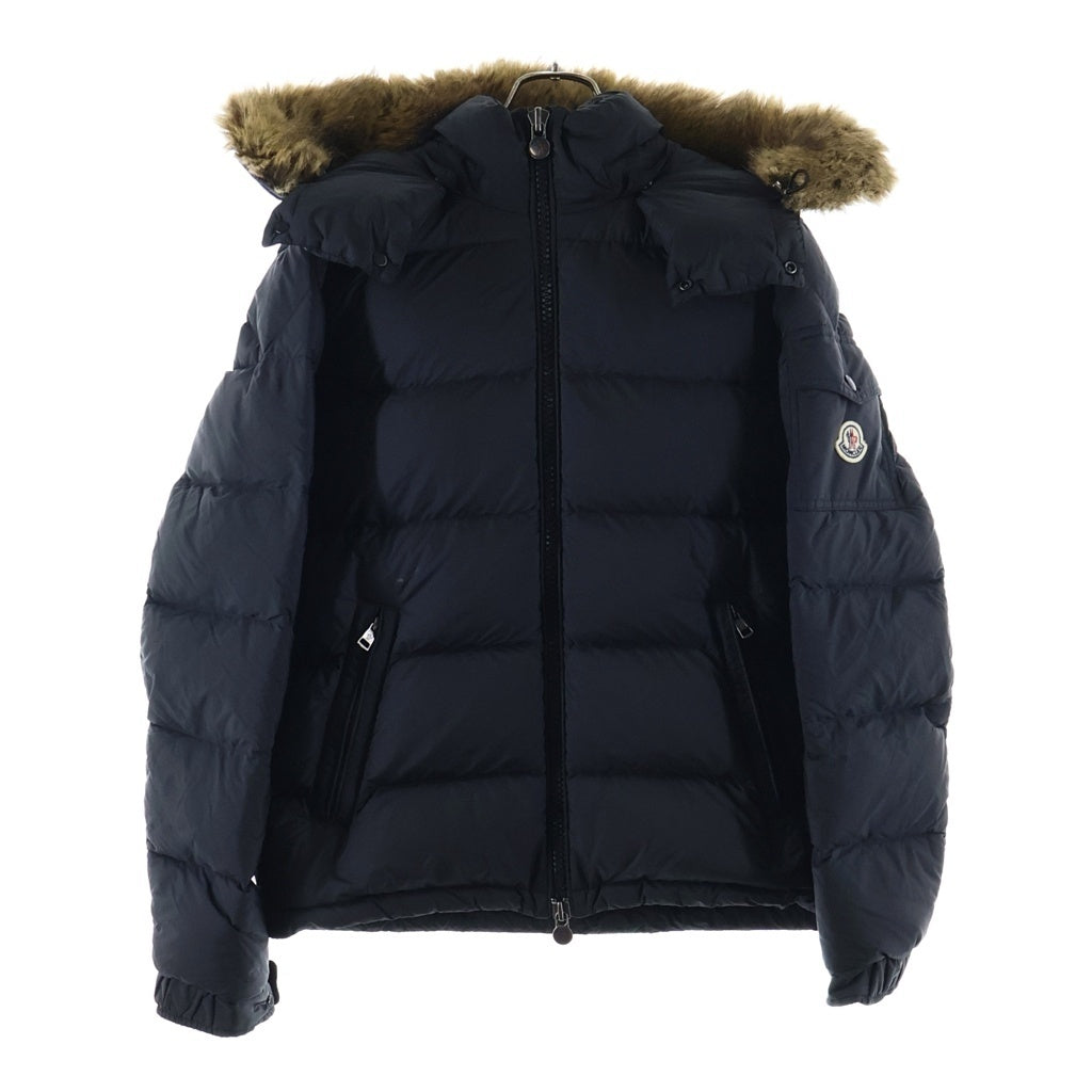 MONCLER(モンクレール) マヤF ファー フード付きダウンジャケット ブラック×ブラウン #1 I20911A00198