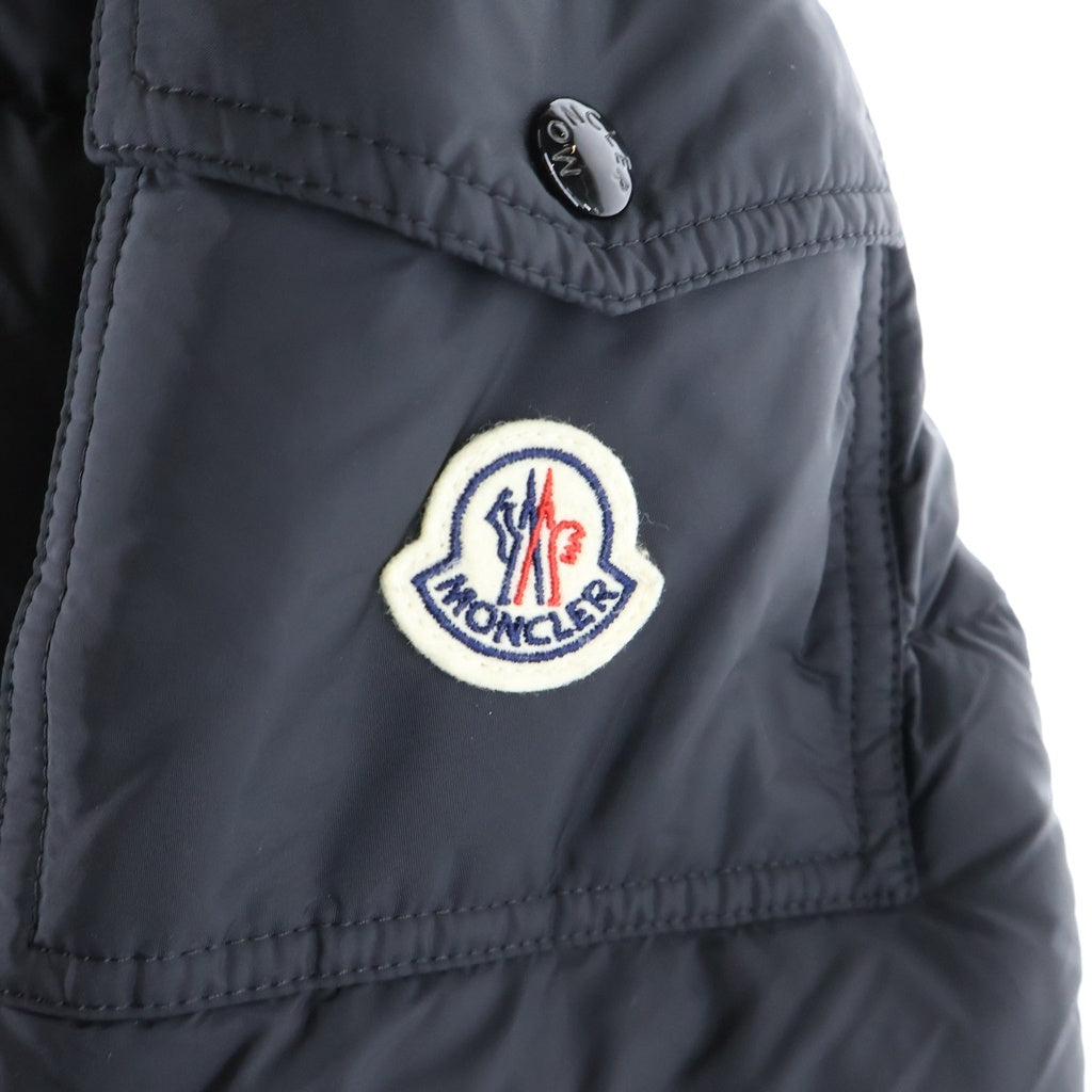 MONCLER(モンクレール) マヤF ファー フード付きダウンジャケット ブラック×ブラウン #1 I20911A00198