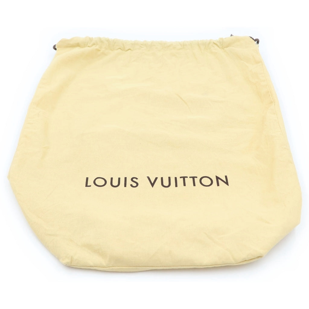 LOUIS VUITTON(ルイヴィトン) ダミエ ドゥオモ ハンドバッグ ボストンバッグ ブラウン レザー×PVC N60008 ゴールド金具