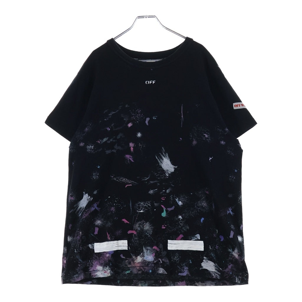 OFF-WHITE(オフホワイト) 21SS Galaxy Brushed Arrows ギャラクシー ブラッシュド アローズ Tシャツ カットソー ブラック #S OMAA002G20JER008