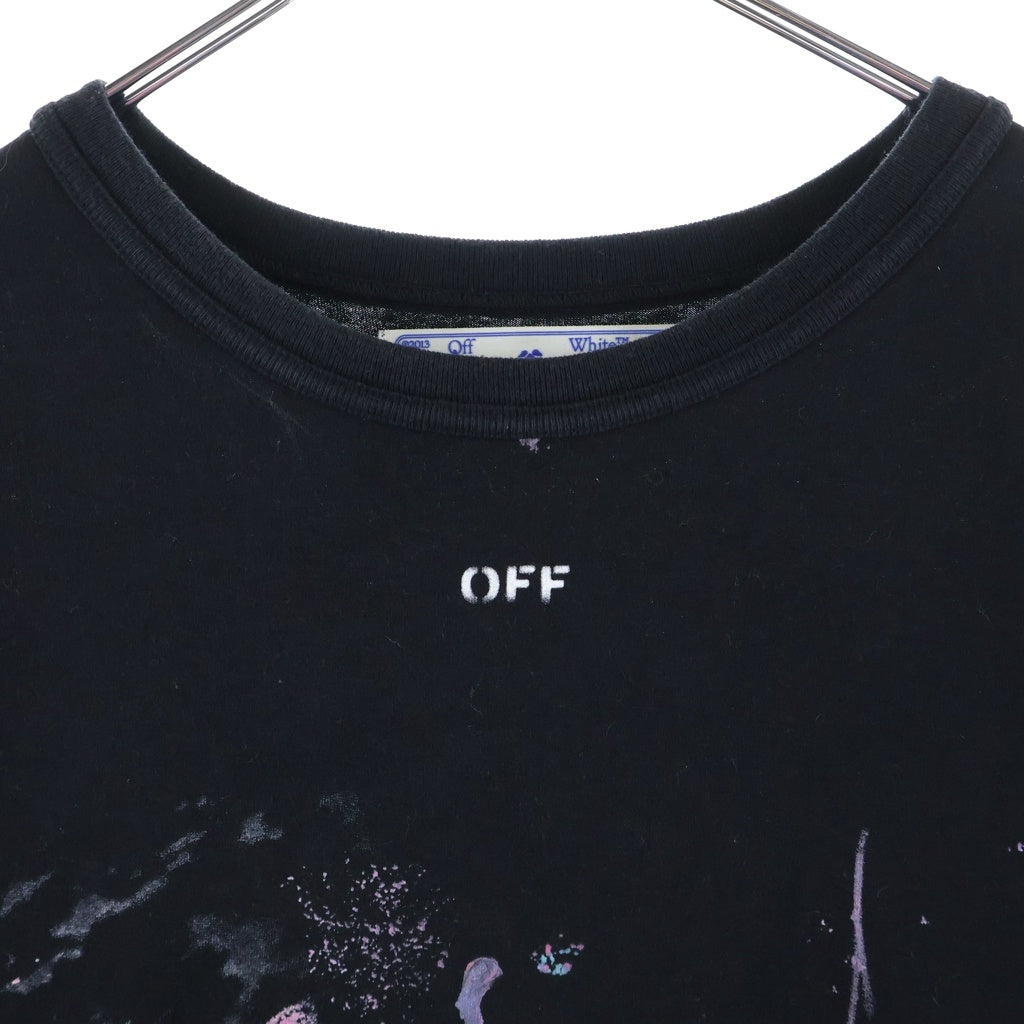 OFF-WHITE(オフホワイト) 21SS Galaxy Brushed Arrows ギャラクシー ブラッシュド アローズ Tシャツ カットソー ブラック #S OMAA002G20JER008