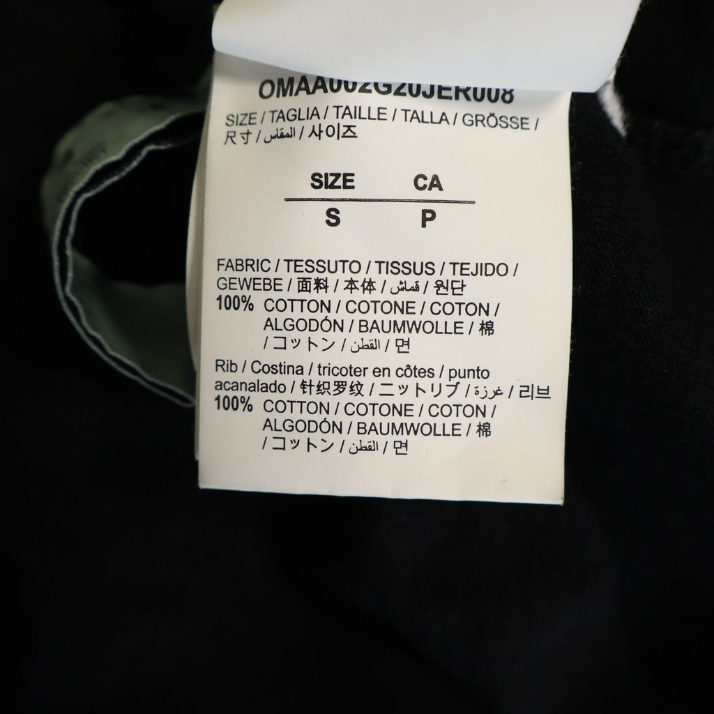 OFF-WHITE(オフホワイト) 21SS Galaxy Brushed Arrows ギャラクシー ブラッシュド アローズ Tシャツ カットソー ブラック #S OMAA002G20JER008