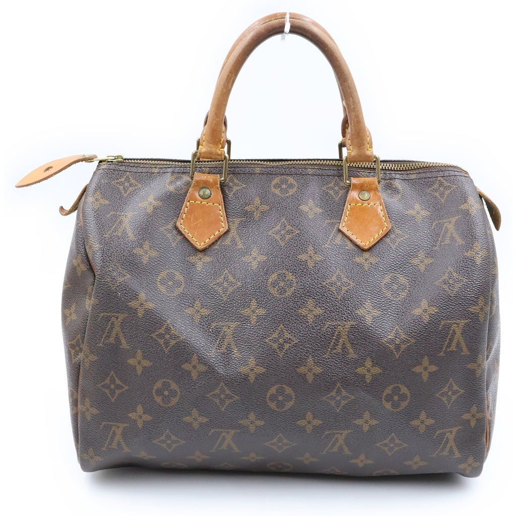 LOUIS VUITTON(ルイヴィトン) スピーディ30 ボストンバック ハンドバック PVC レザー ブラウン M41526 レディース