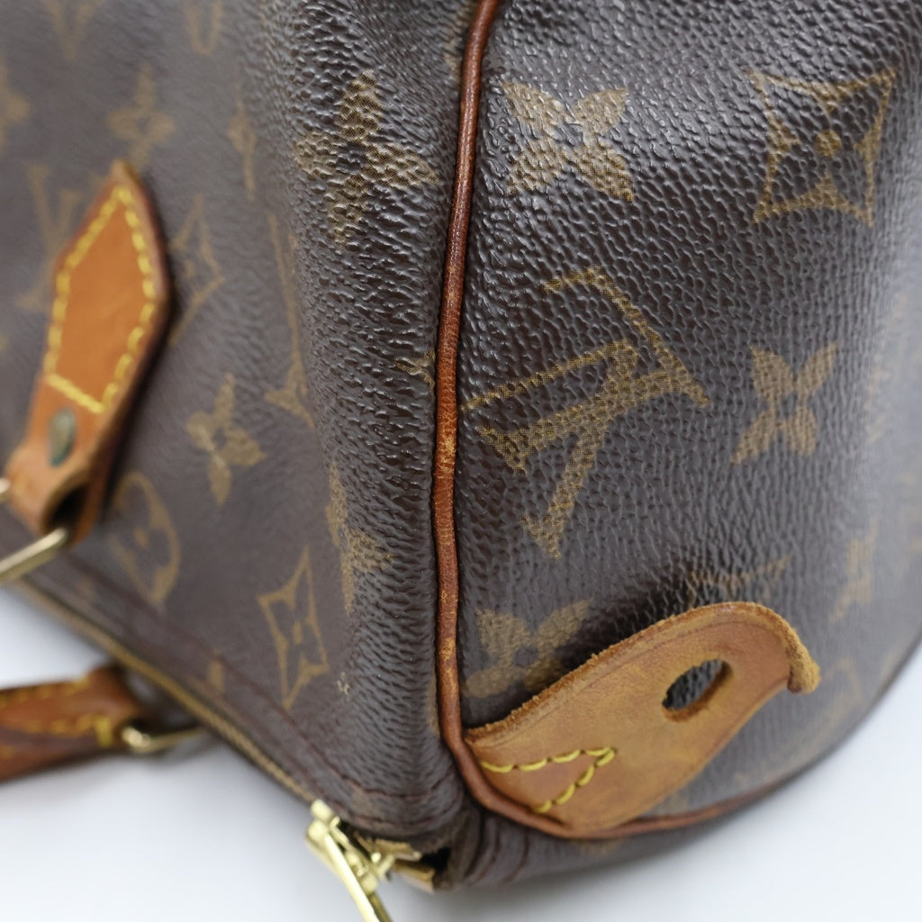 LOUIS VUITTON(ルイヴィトン) スピーディ30 ボストンバック ハンドバック PVC レザー ブラウン M41526 レディース