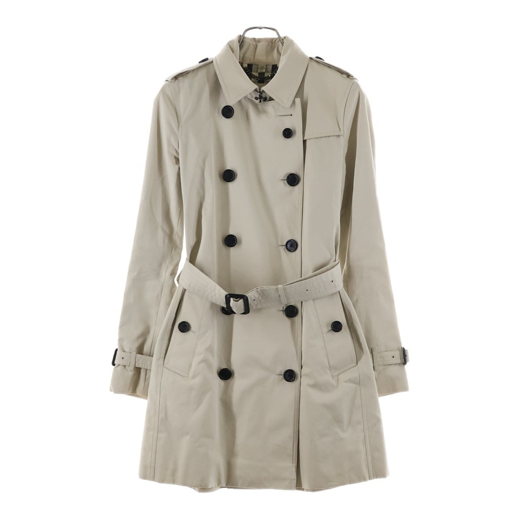 BURBERRY(バーバリー) トレンチコート GBBURLIMCAS 裏地ノバチェック コットン ライトベージュ レディース