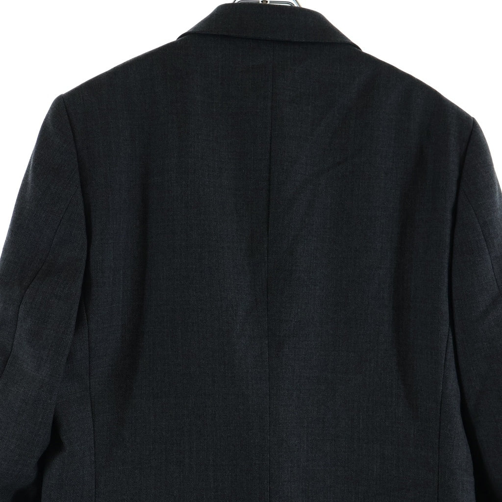 GUCCI(グッチ) 17AW GGロゴ シングルジャケット スラックスパンツ ベスト 3ピースセットアップスーツ グレー/カーキ 851U01 170/70A 7-44R