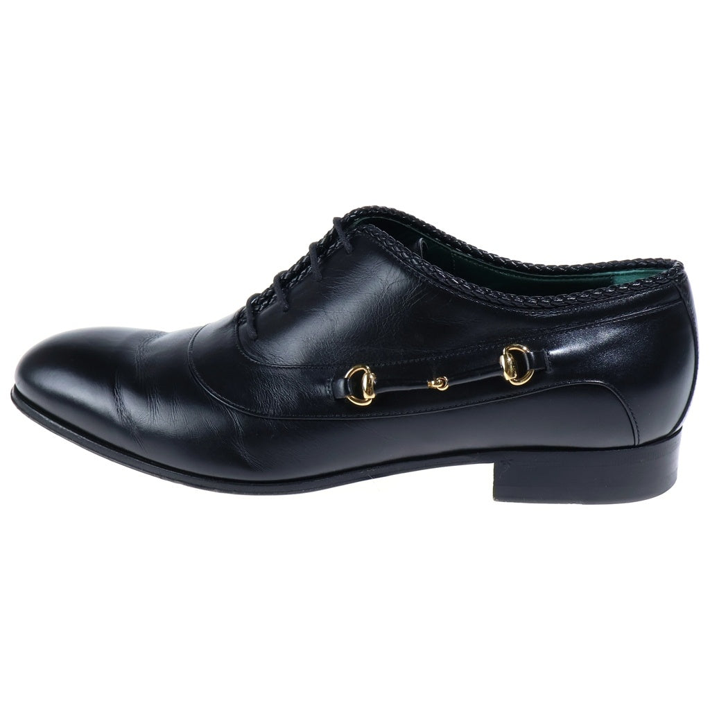 GUCCI(グッチ) ホースビット レースアップ シューズ ブラック 757768