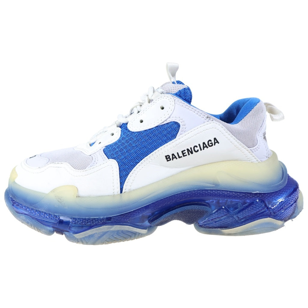 BALENCIAGA(バレンシアガ) Triple 541624",Triple S White Blueトリプルエス ローカットスニーカー ブルー 541624""
