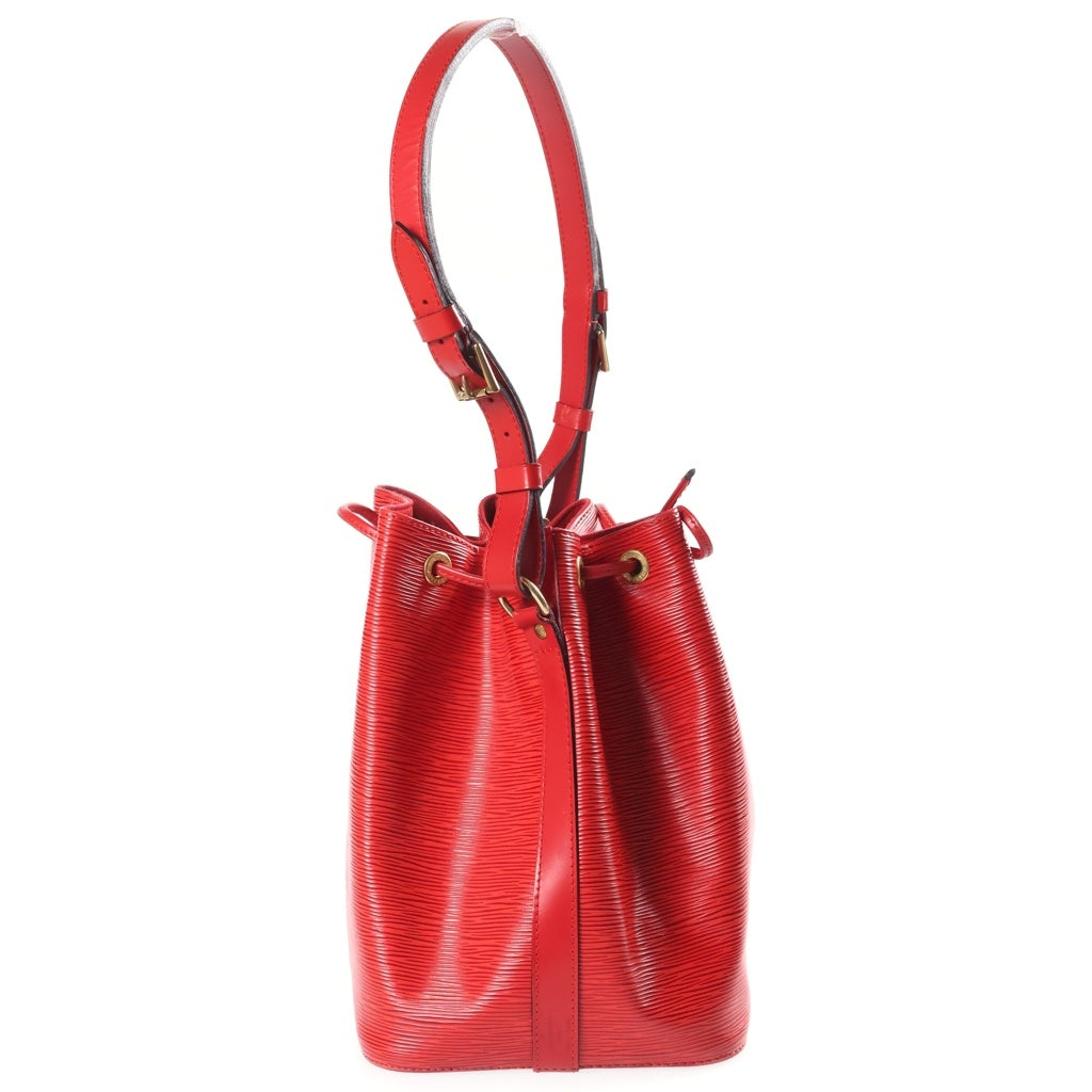 LOUIS VUITTON(ルイヴィトン) エピ プチ ノエ PVC レザー ハンドバッグ ショルダーバッグ 巾着バッグ カスティリアンレッド M44107 レディース