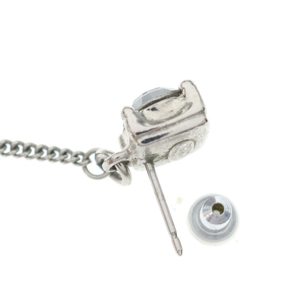 CHANEL(シャネル) ココマーク ピアス ラインストーン ドロップ フェイクパール シルバー 05P レディース