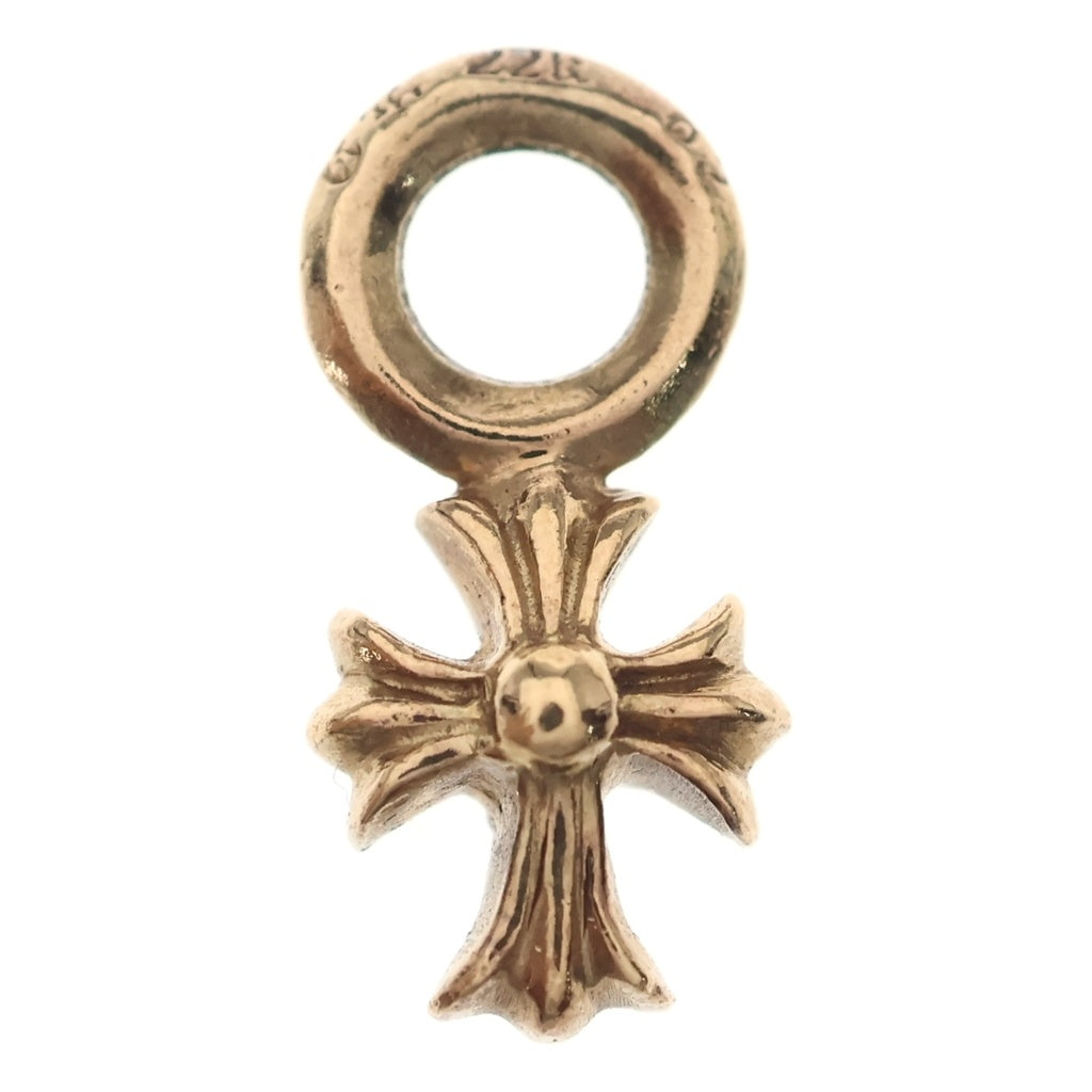 CHROME HEARTS(クロムハーツ) 22K STACK CH CROSS V1 CHクロススタックチャーム ペンダントトップ ゴールド