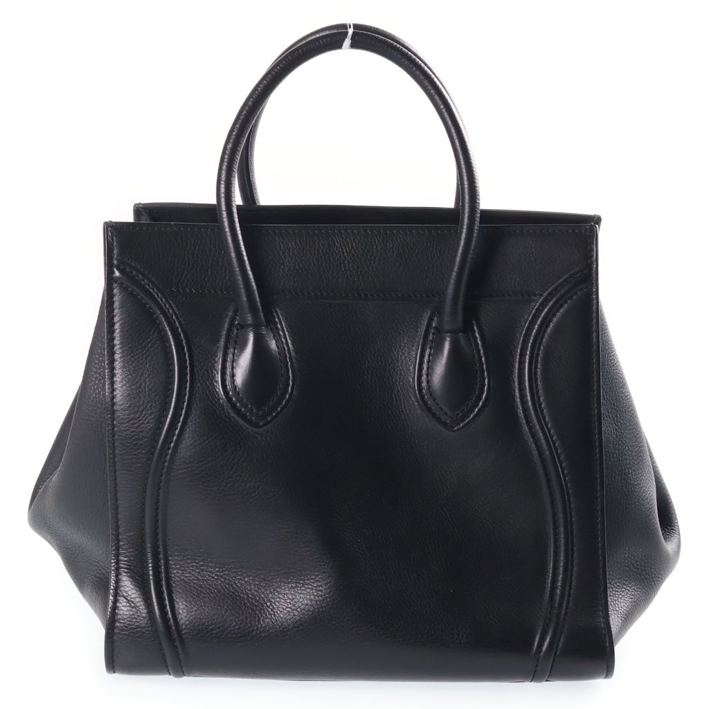 CELINE(セリーヌ) ラゲージ ファントム トートバック ハンドバック レザー ブラック レディース