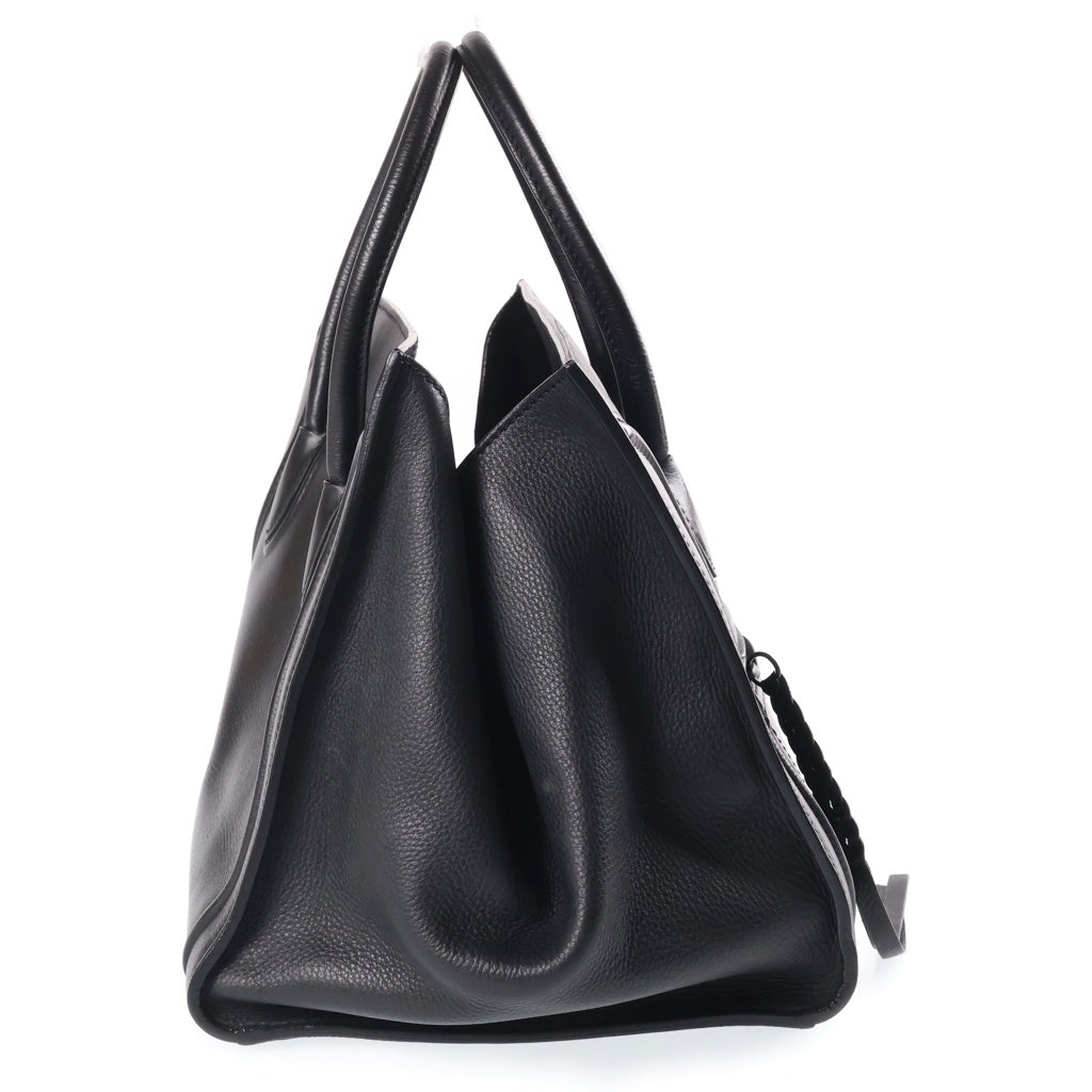 CELINE(セリーヌ) ラゲージ ファントム トートバック ハンドバック レザー ブラック レディース