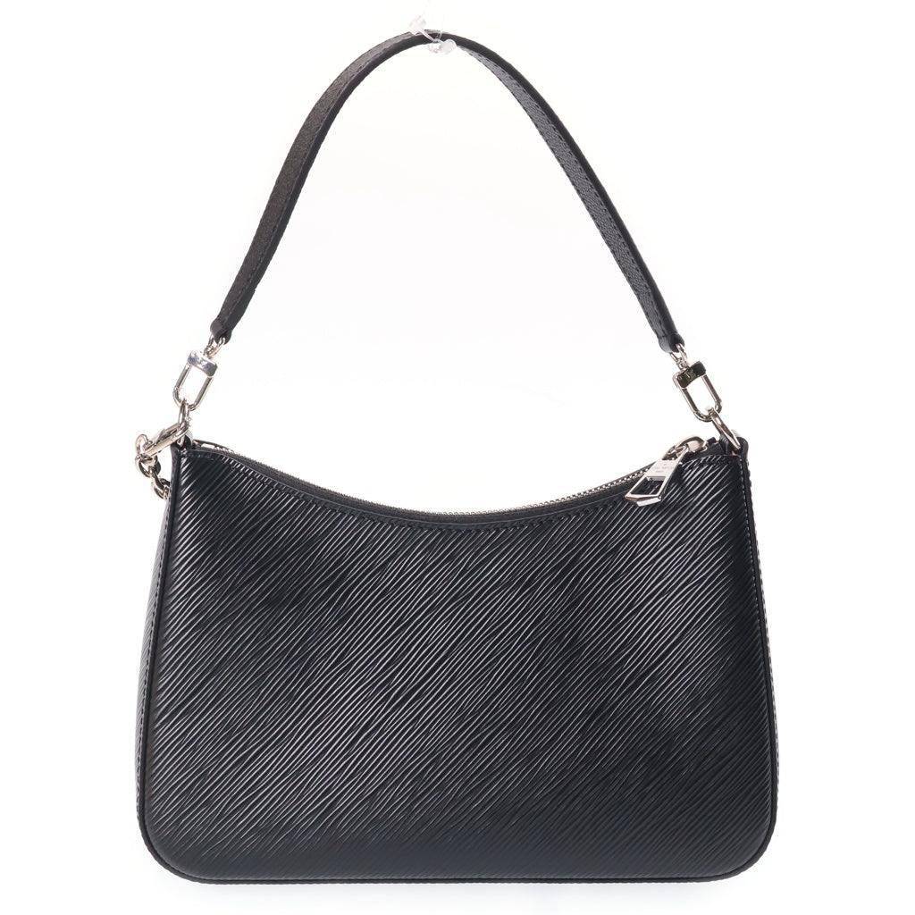 LOUIS VUITTON(ルイヴィトン) エピ マレル 2WAYショルダーバッグ ハンドバッグ ブラック ノワール ホワイト レザー M80689 シルバー金具 レディース