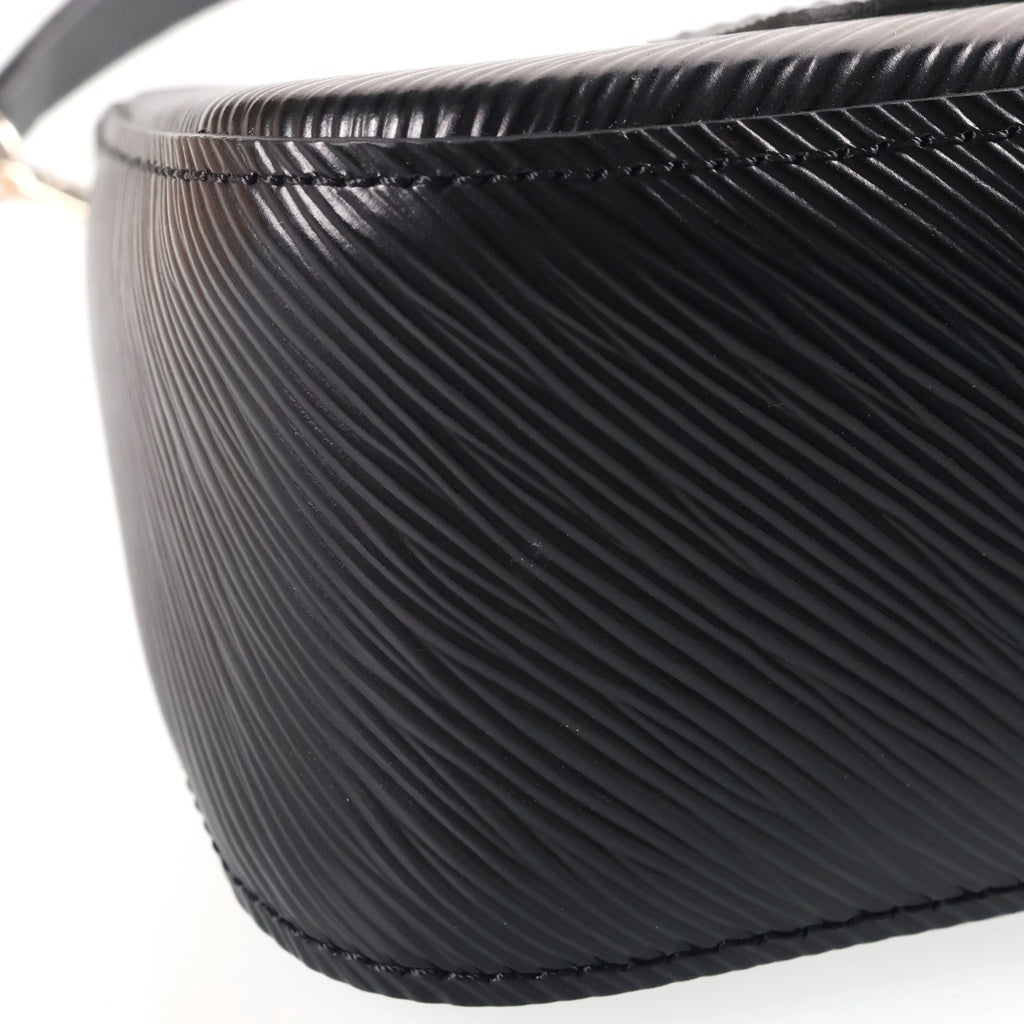 LOUIS VUITTON(ルイヴィトン) エピ マレル 2WAYショルダーバッグ ハンドバッグ ブラック ノワール ホワイト レザー M80689 シルバー金具 レディース