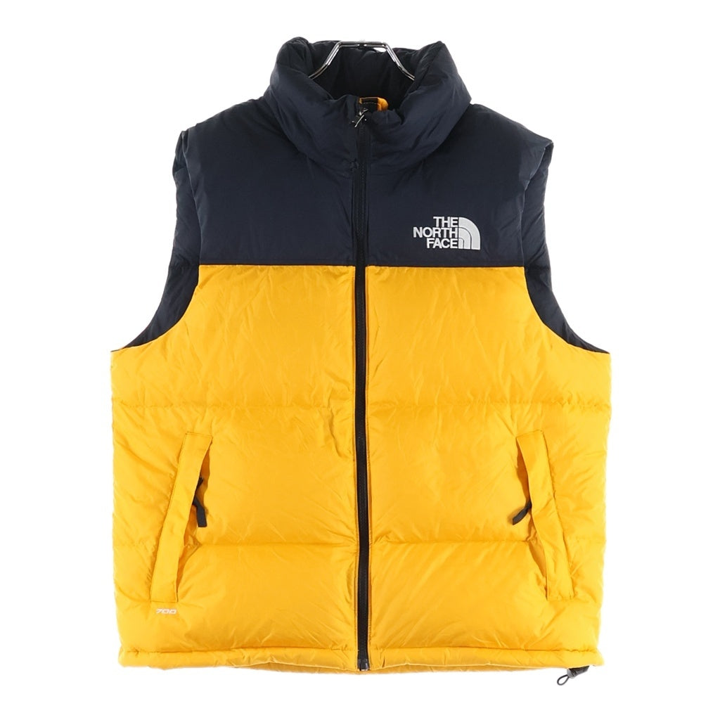 THE NORTH FACE(ザノースフェイス) RETRO NUPTSE VEST 1996 レトロ ヌプシ ダウンベスト ジャケット ブラック/イエロー NF0A3JQQ