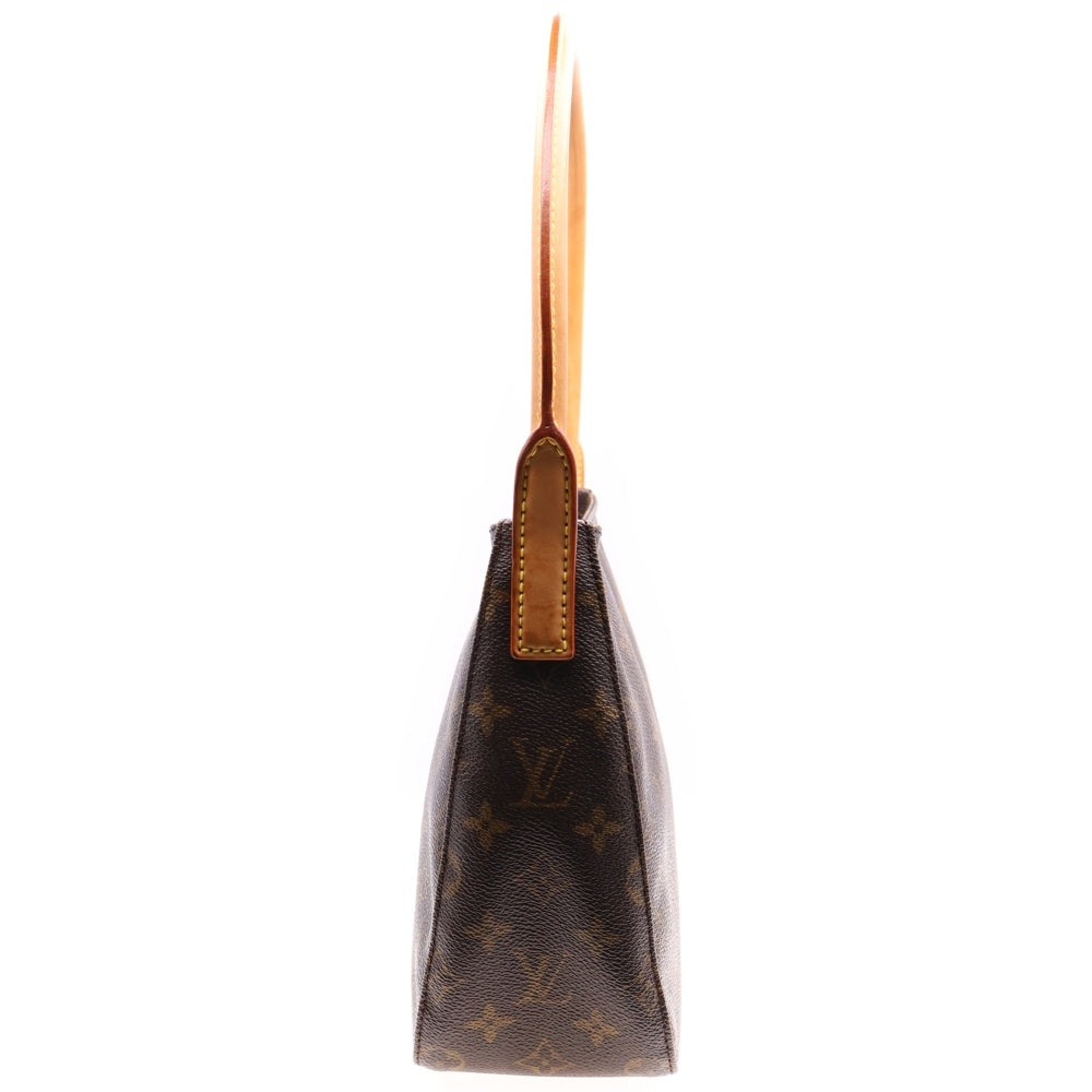 LOUIS VUITTON(ルイヴィトン) ルーピングMM モノグラム PVC レザー 2WAY ハンド ワンショルダーバッグ ブラウン ゴールド金具 M51146 FL1001