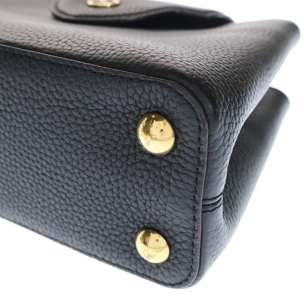 LOUIS VUITTON(ルイヴィトン) カプシーヌBB トリヨン 2WAY レザーショルダーバッグ ハンドバッグ ブラック レディース M94755