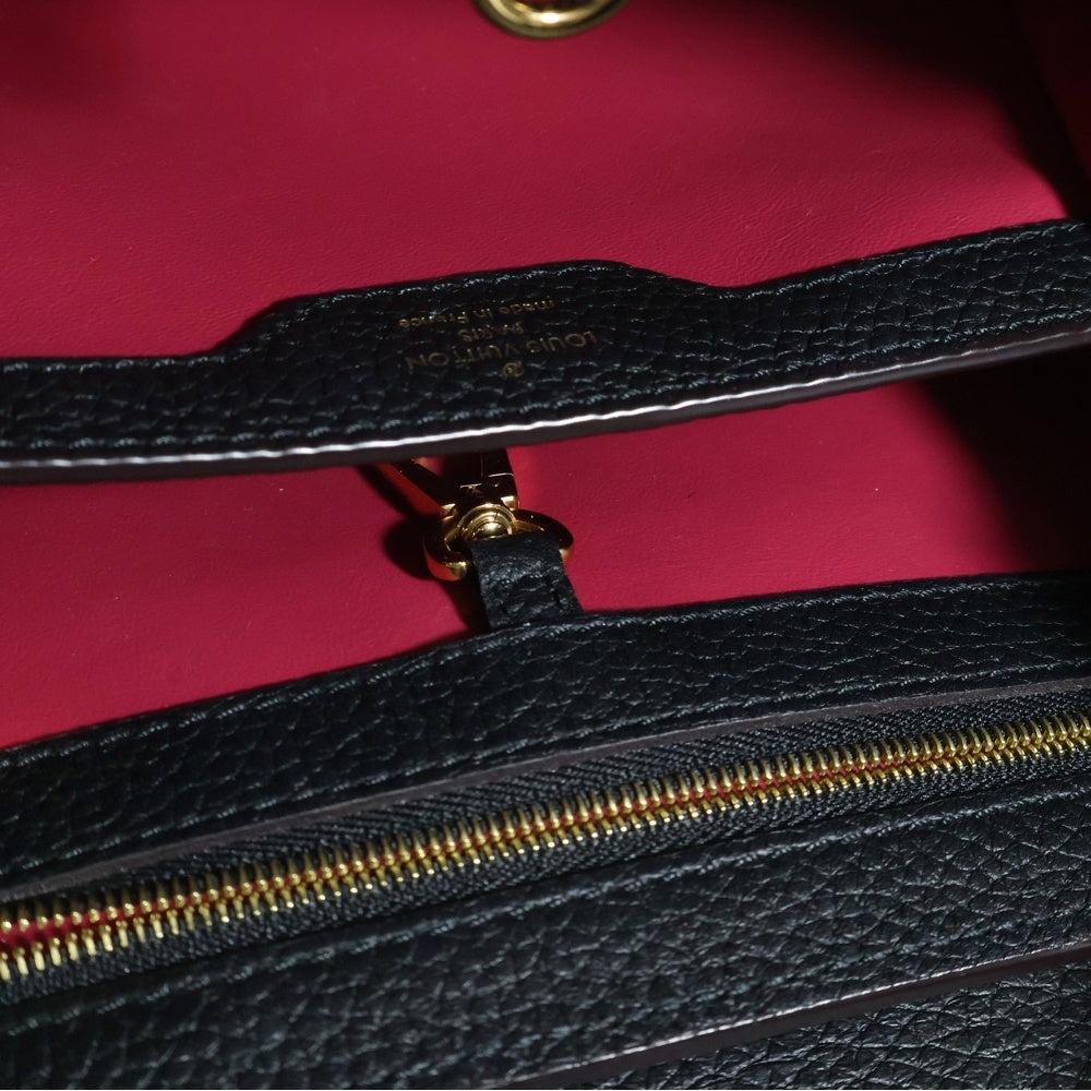 LOUIS VUITTON(ルイヴィトン) カプシーヌBB トリヨン 2WAY レザーショルダーバッグ ハンドバッグ ブラック レディース M94755