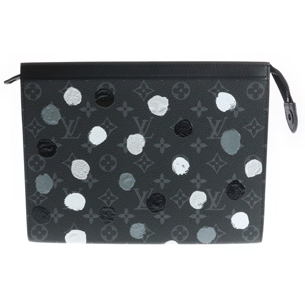 LOUIS VUITTON(ルイヴィトン) LV×YK ポシェット・ヴォワヤージュ ブラック PVC クラッチバッグ セカンドバッグ M81934