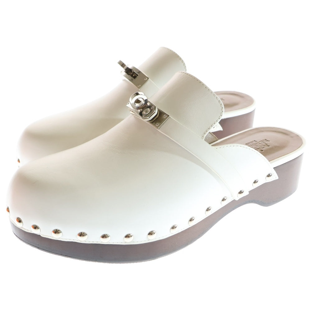HERMES(エルメス) カルロッタ ケリー レザー サボ サンダル ローカット