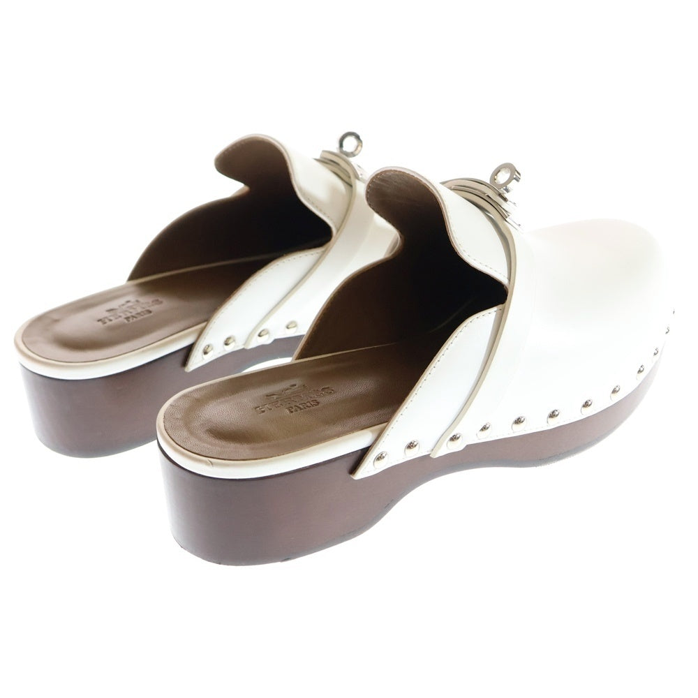 HERMES(エルメス) カルロッタ ケリー レザー サボ サンダル ローカット