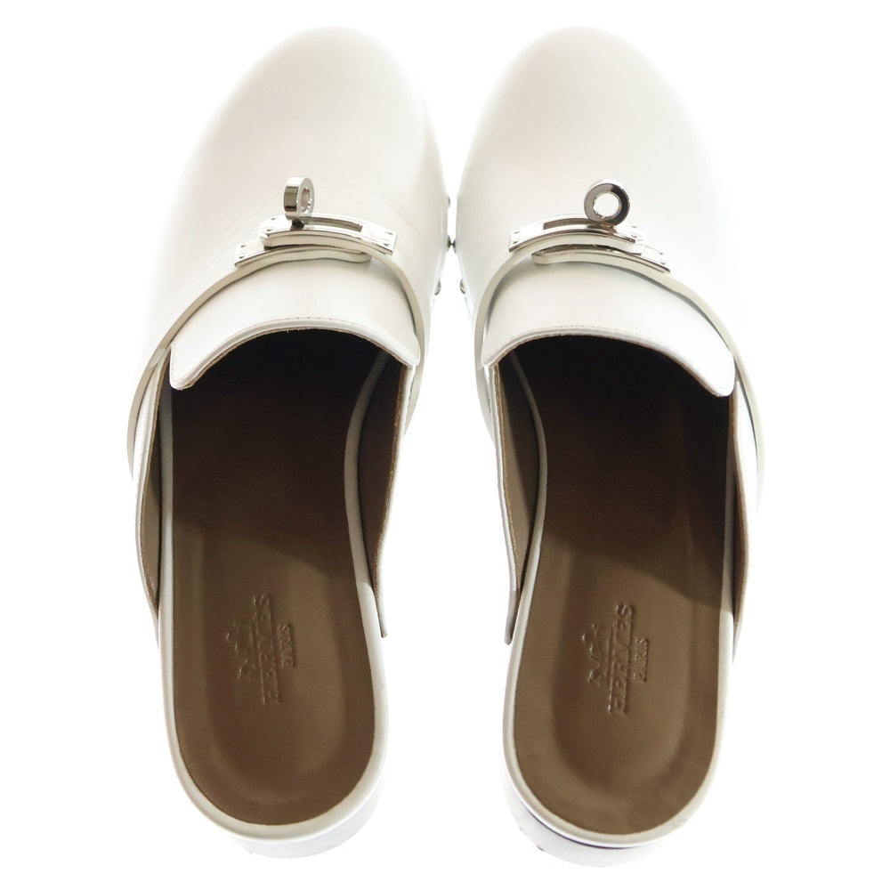 HERMES(エルメス) カルロッタ ケリー レザー サボ サンダル ローカット