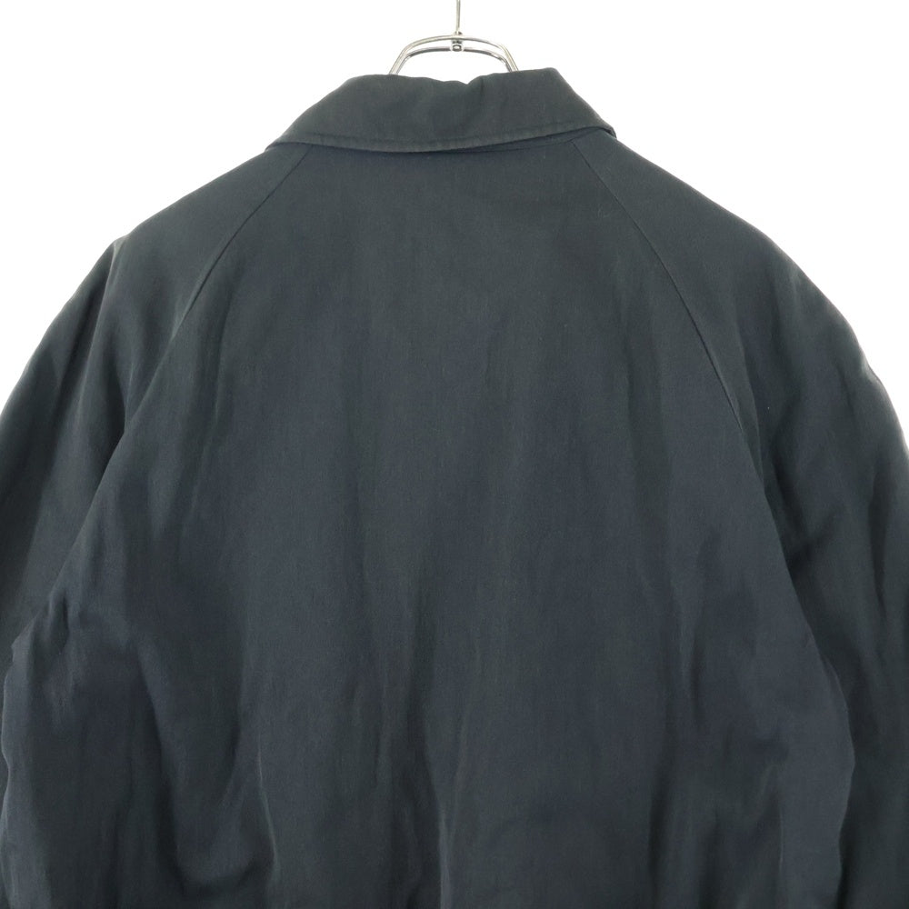 GIORGIO ARMANI(ジョルジオアルマーニ) 裏地キルティングベルト付コート ブラック