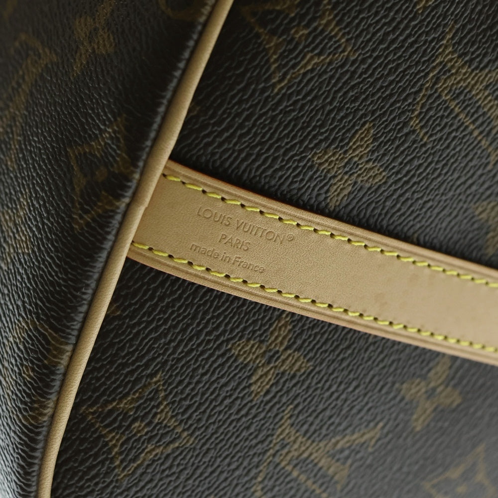 LOUIS VUITTON(ルイヴィトン) モンモノグラム スピーディ バンドリエール25 LVテキスト パーソナライズモデル 2WAY レザーハンドバッグ ショルダーバッグ ブラウン P01918