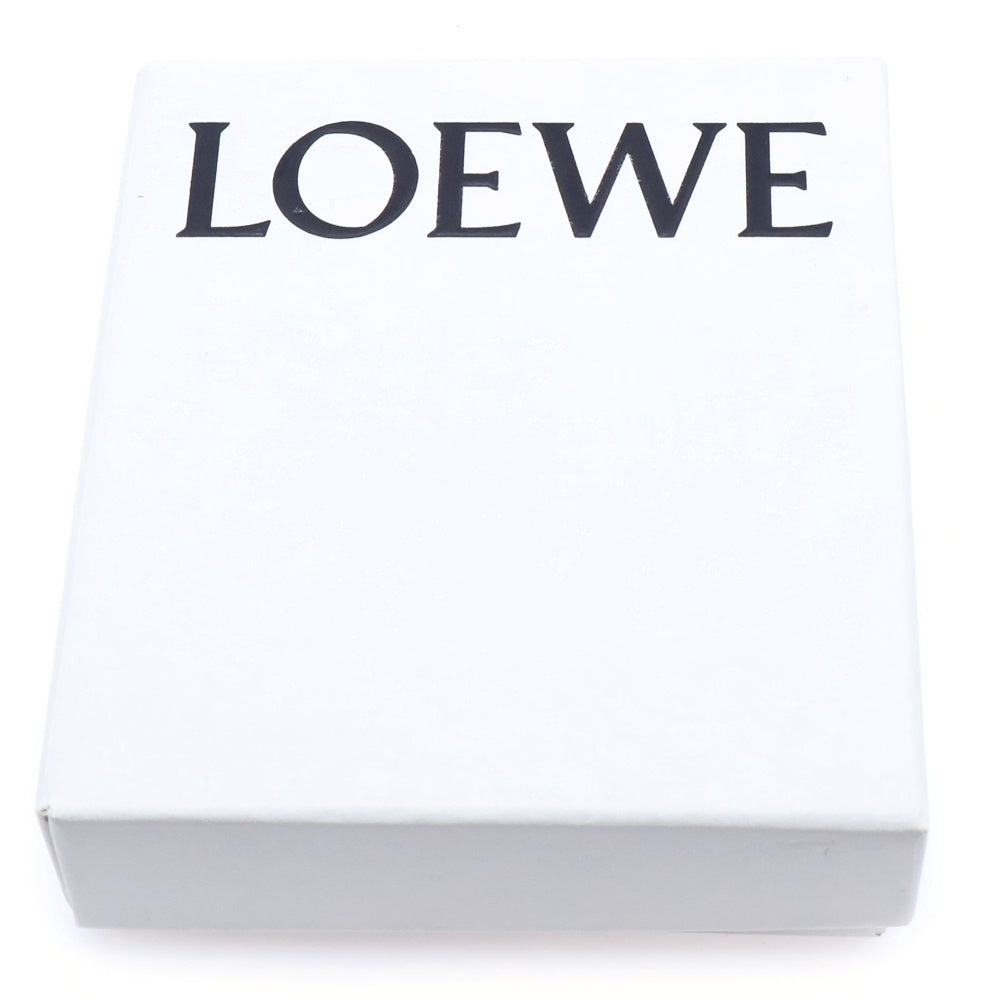 LOEWE(ロエベ) ノット カードケース フラグメントケース ベージュ×ライトブルー レザー ゴールド金具