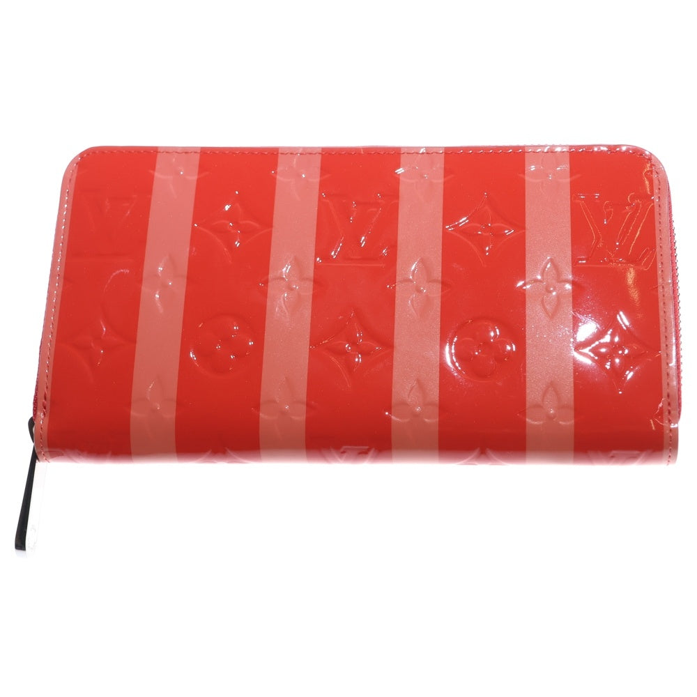 LOUIS VUITTON(ルイヴィトン) モノグラムヴェルニ レイユール ジッピーウォレット ポピーペタル レッド M58036