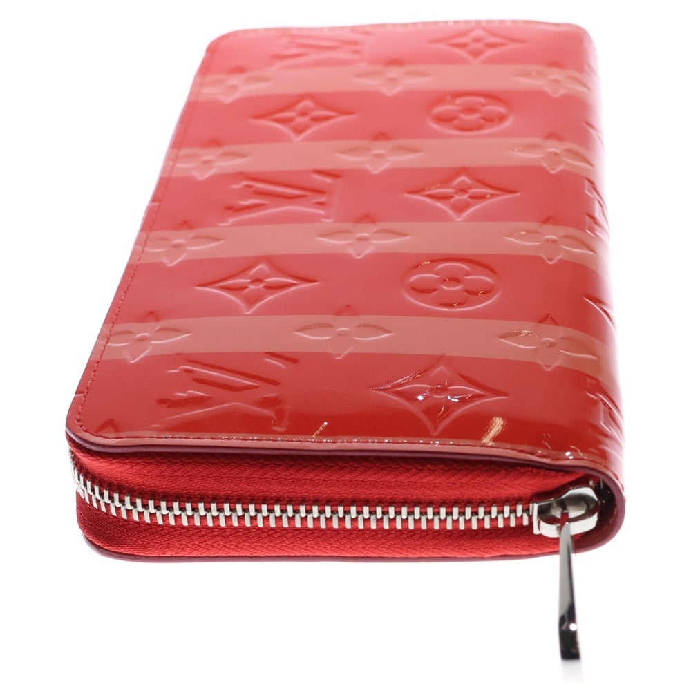 LOUIS VUITTON(ルイヴィトン) モノグラムヴェルニ レイユール ジッピーウォレット ポピーペタル レッド M58036