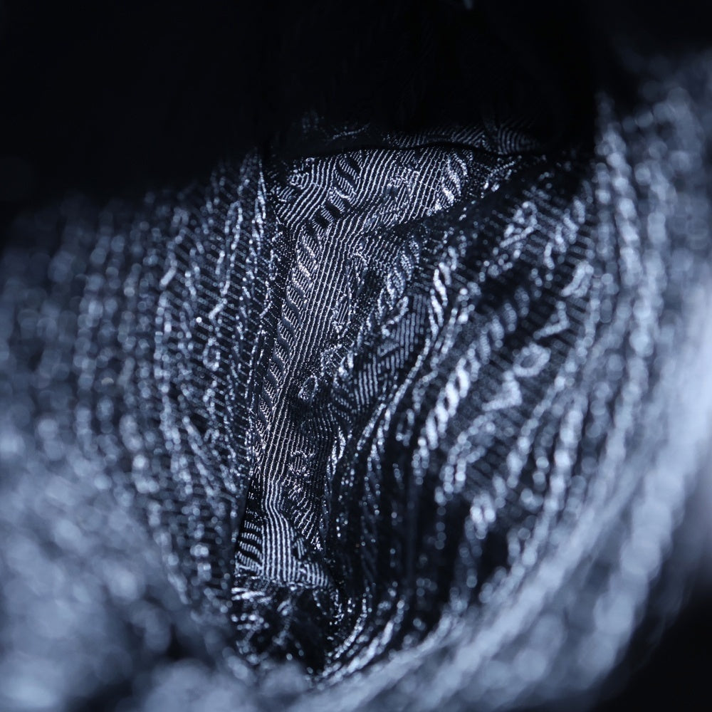 PRADA(プラダ) Re-Nylon スマホ フォンホルダー ショルダーバッグ ミニバッグ ブラック ナイロン テスート 2ZH155 シルバー金具