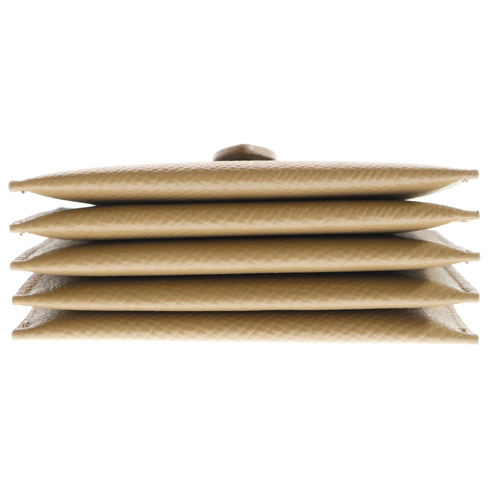 CELINE(セリーヌ) アコーディオン カードケース 財布 コインケース ブラウン レザー ゴールド金具