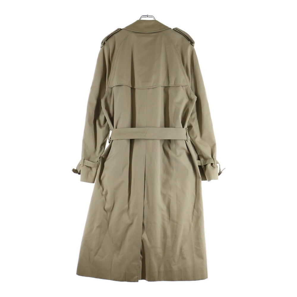 BURBERRY(バーバリー) 裏地ノバチェック総柄 ライナー付き ダブルブレスト トレンチ ロングコート ベージュ
