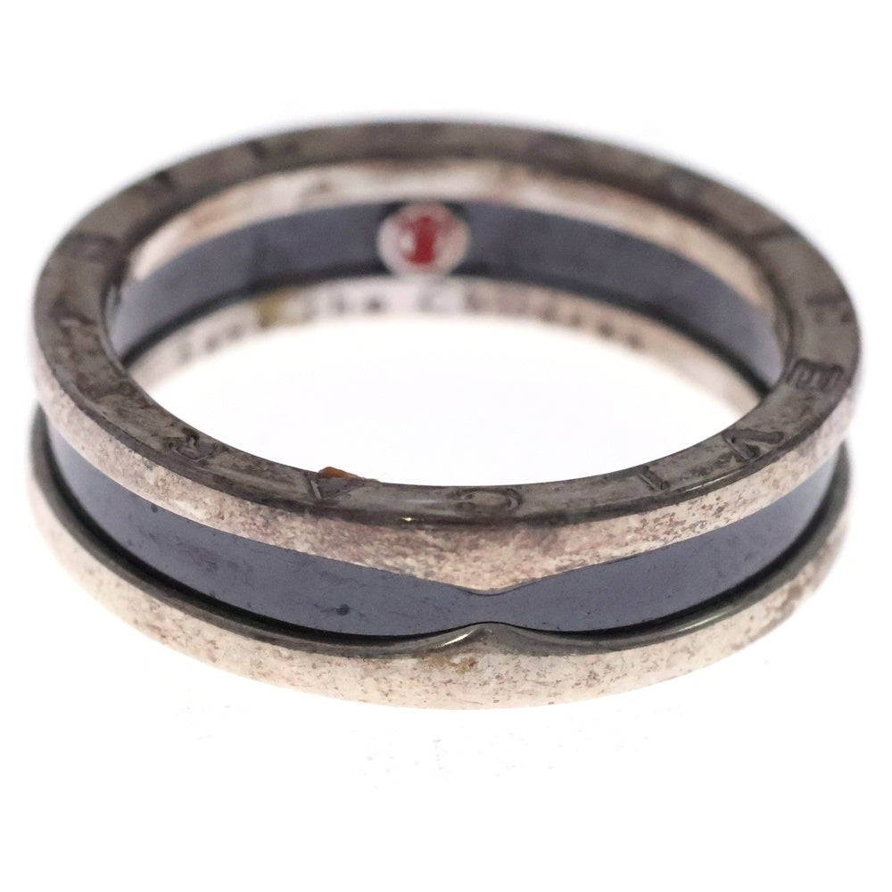 BVLGARI(ブルガリ) ビーゼロワン セーブザチルドレン リング SV925×セラミック #66 指輪 アクセサリー