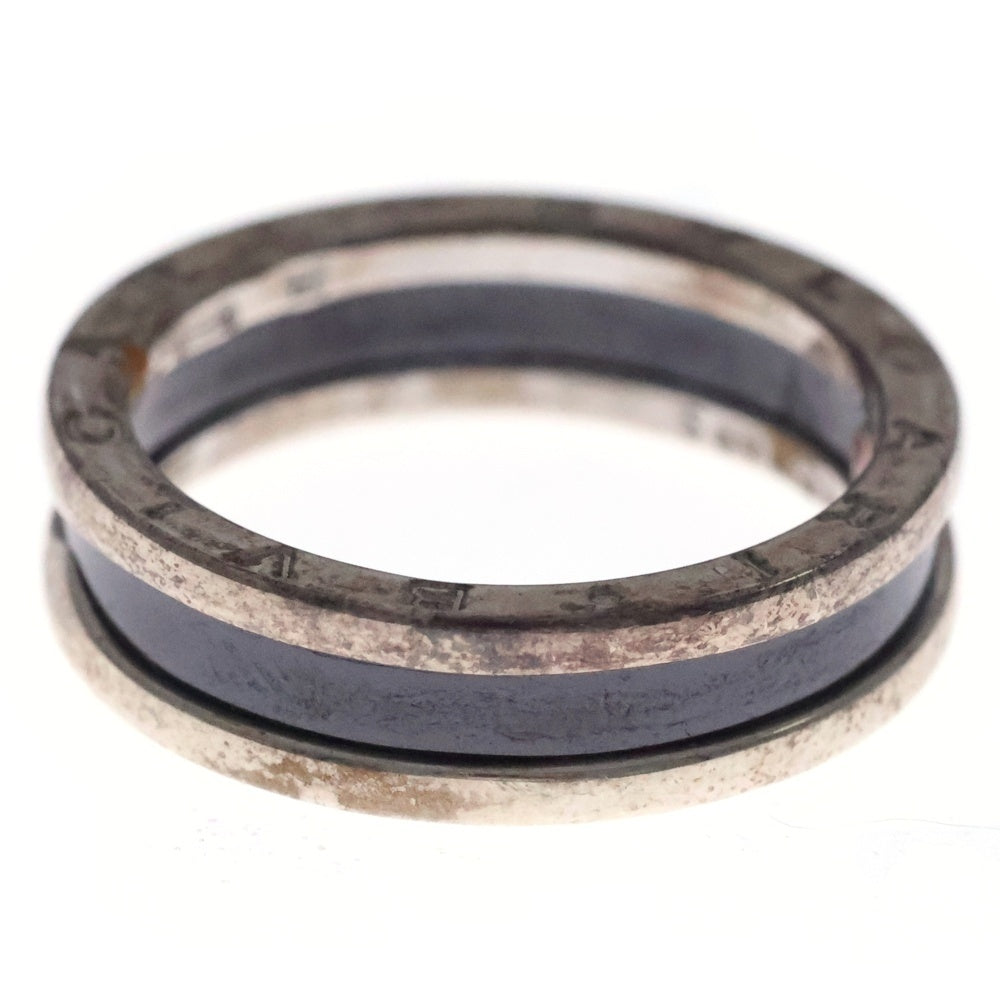 BVLGARI(ブルガリ) ビーゼロワン セーブザチルドレン リング SV925×セラミック #66 指輪 アクセサリー