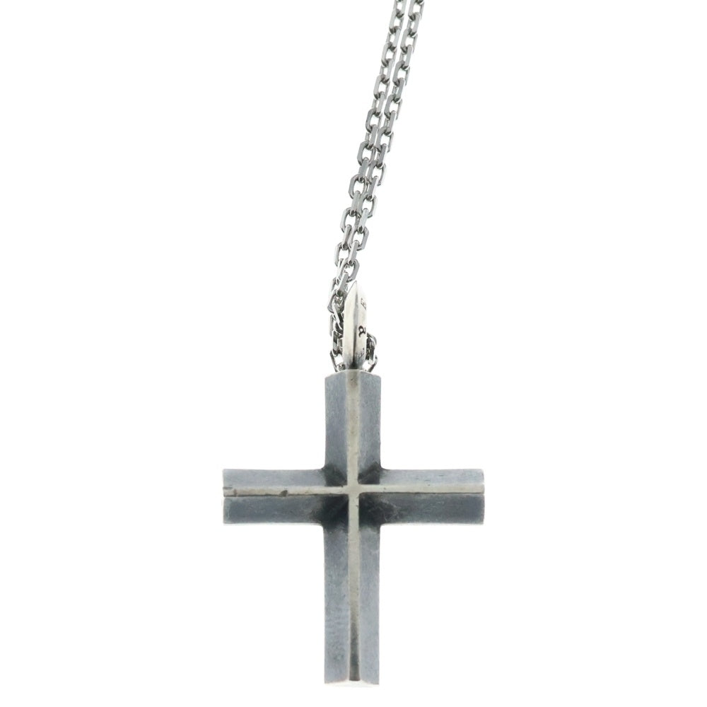 EYEFUNNY(アイファニー) クロス ダイヤ ネックレス Au750 K18 WG ホワイトゴ-ルド ペンダント