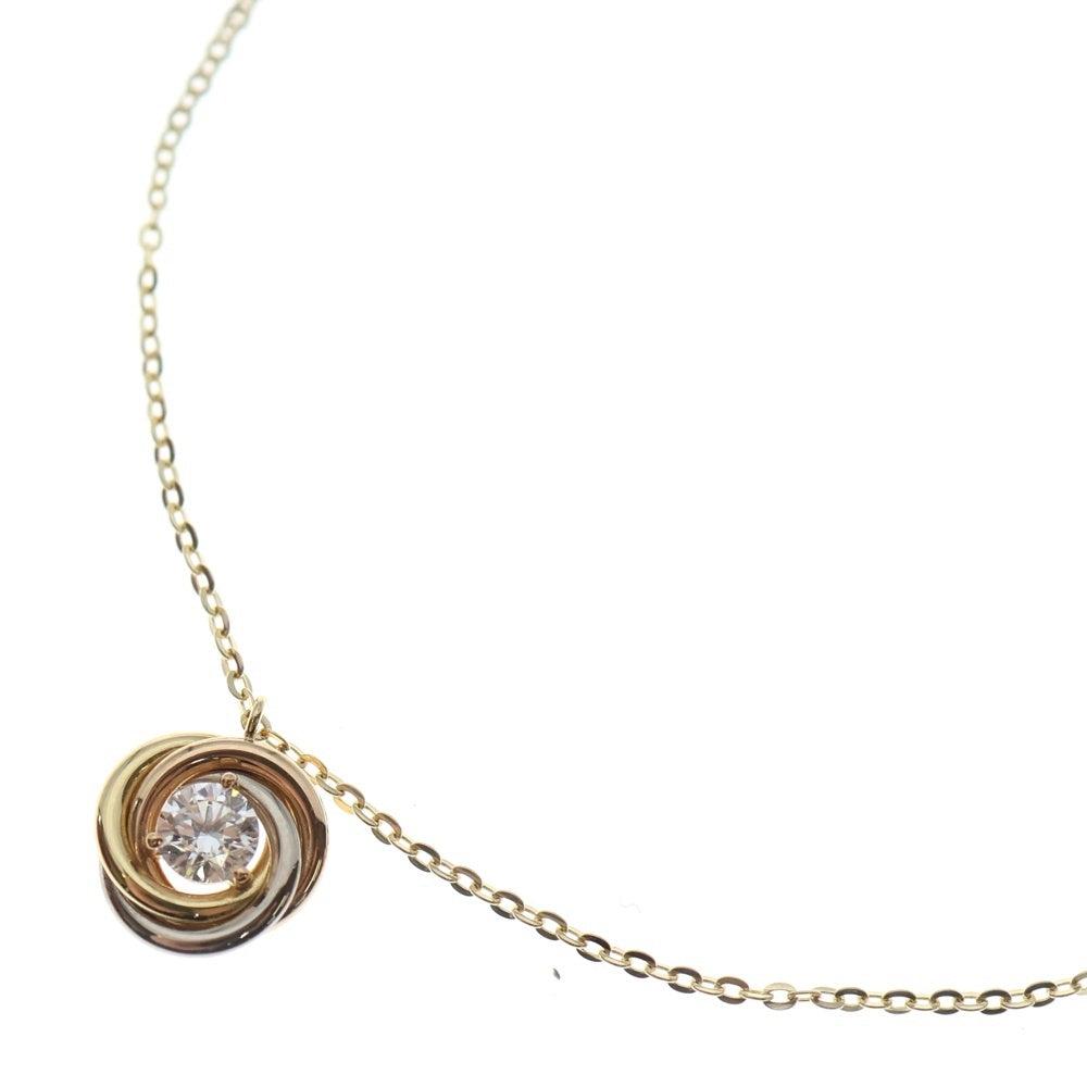 Cartier(カルティエ) トリニティ ダイヤ ネックレス Au750 K18 PG/YG/WG ペンダント レディース