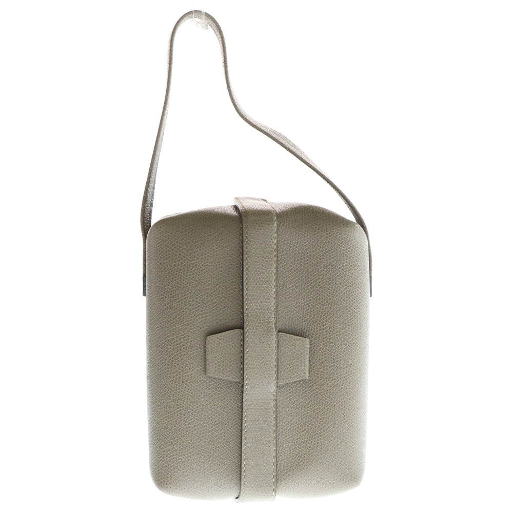 Valextra(ヴァレクストラ) トリックトラック グレージュ レザー ハンドバッグ レディース