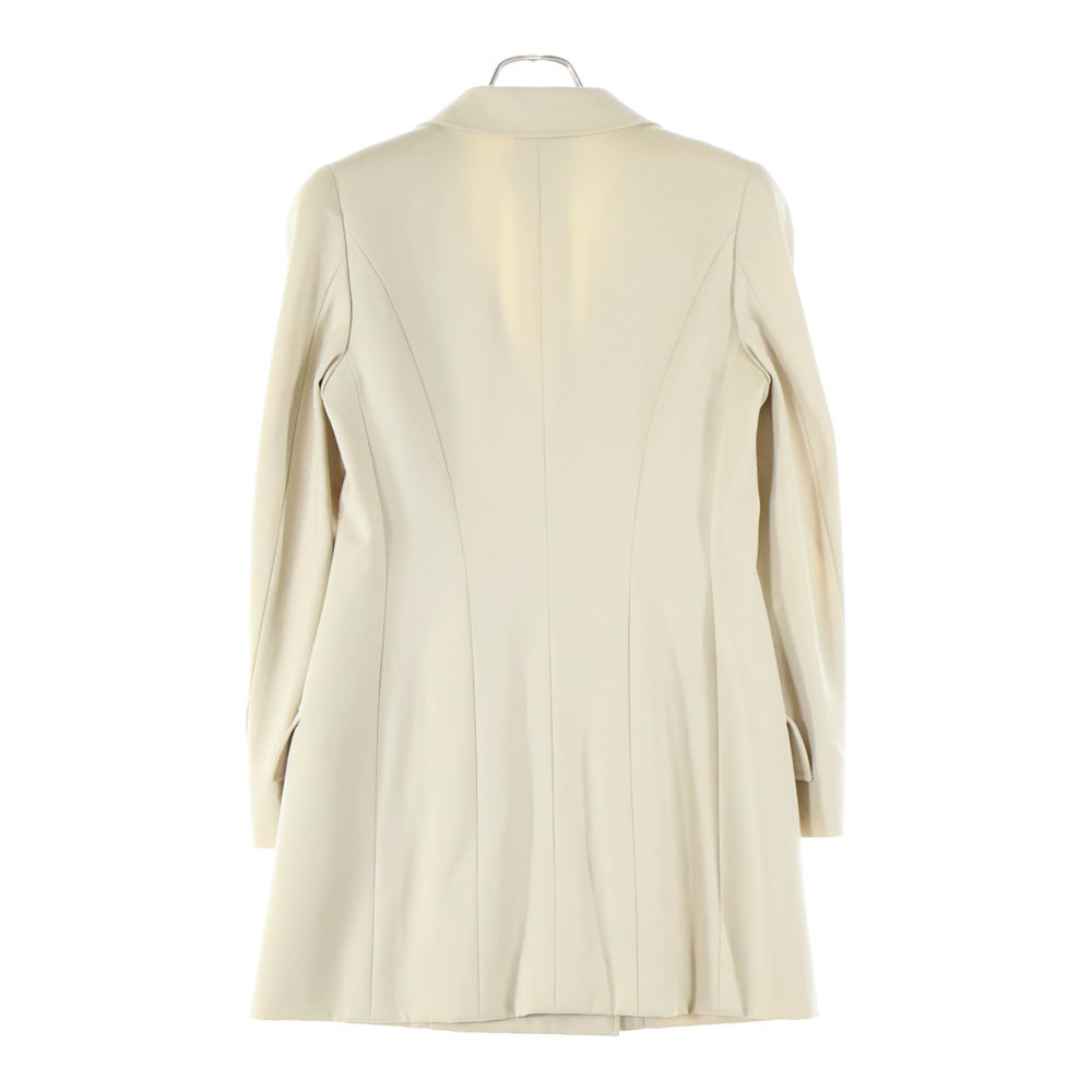 CHANEL(シャネル) 97P スプリングコレクション ウール ダブルブレスト ピークドラペル ロングジャケット ベージュ P07548V05526 レディース