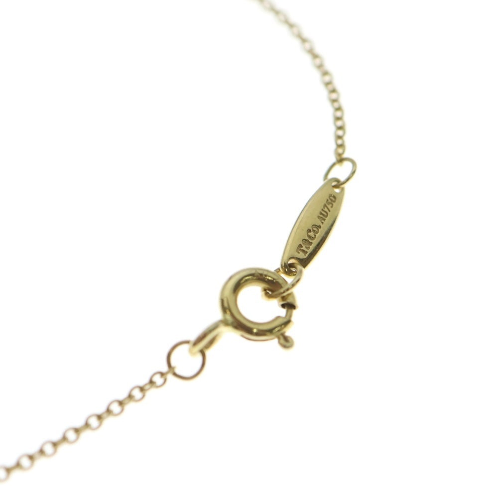 TIFFANY & Co.(ティファニー) バイザヤード 1PD ダイヤ付チェーンブレスレット 750YG イエローゴールド レディース