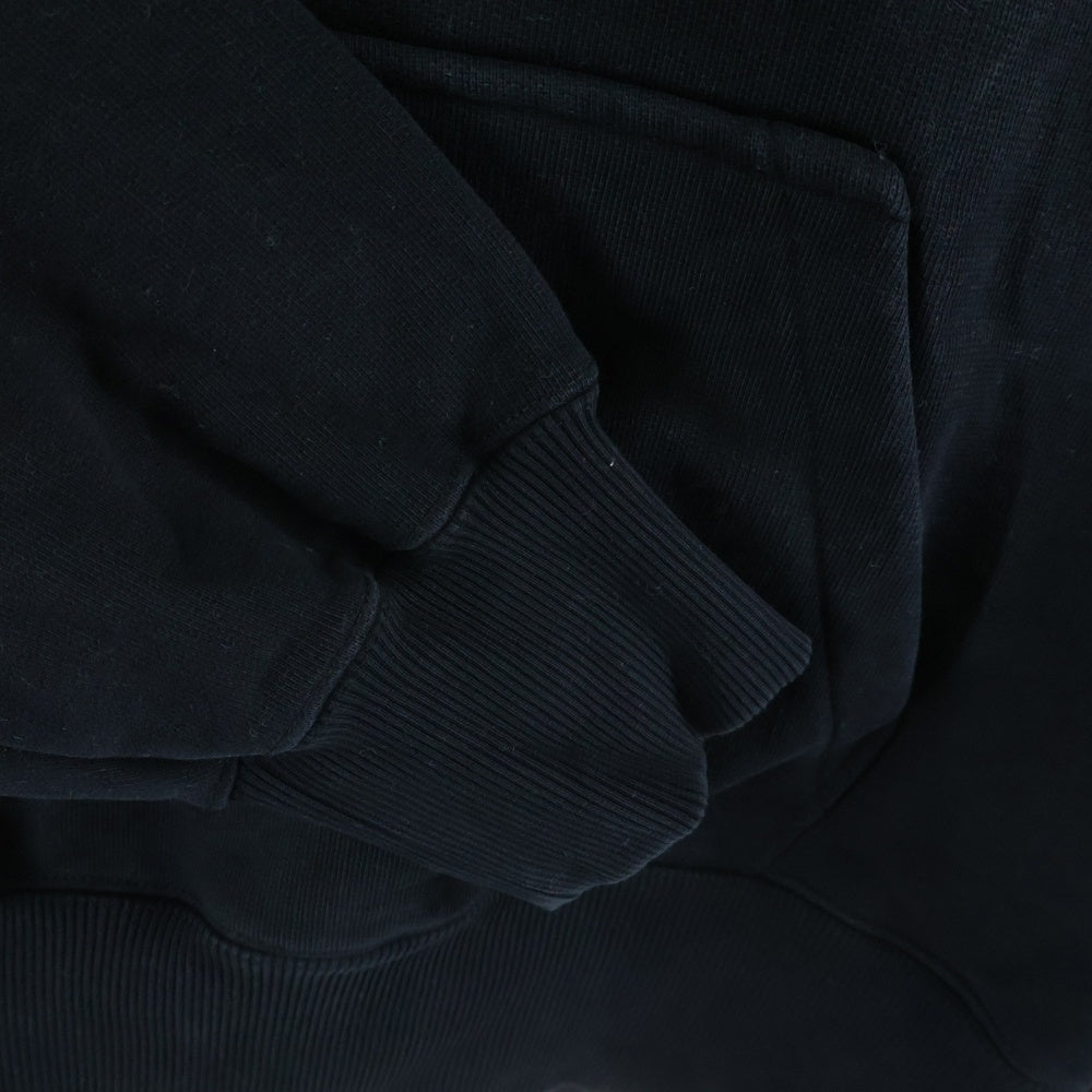 AMI Alexandre Mattiussi(アミアレクサンドルマテュッシ) Ami de Coeur アミ ドゥ クール ハートロゴ刺繍 プルオーバー スウェットパーカー フーディー ブラック BFUSW205.747