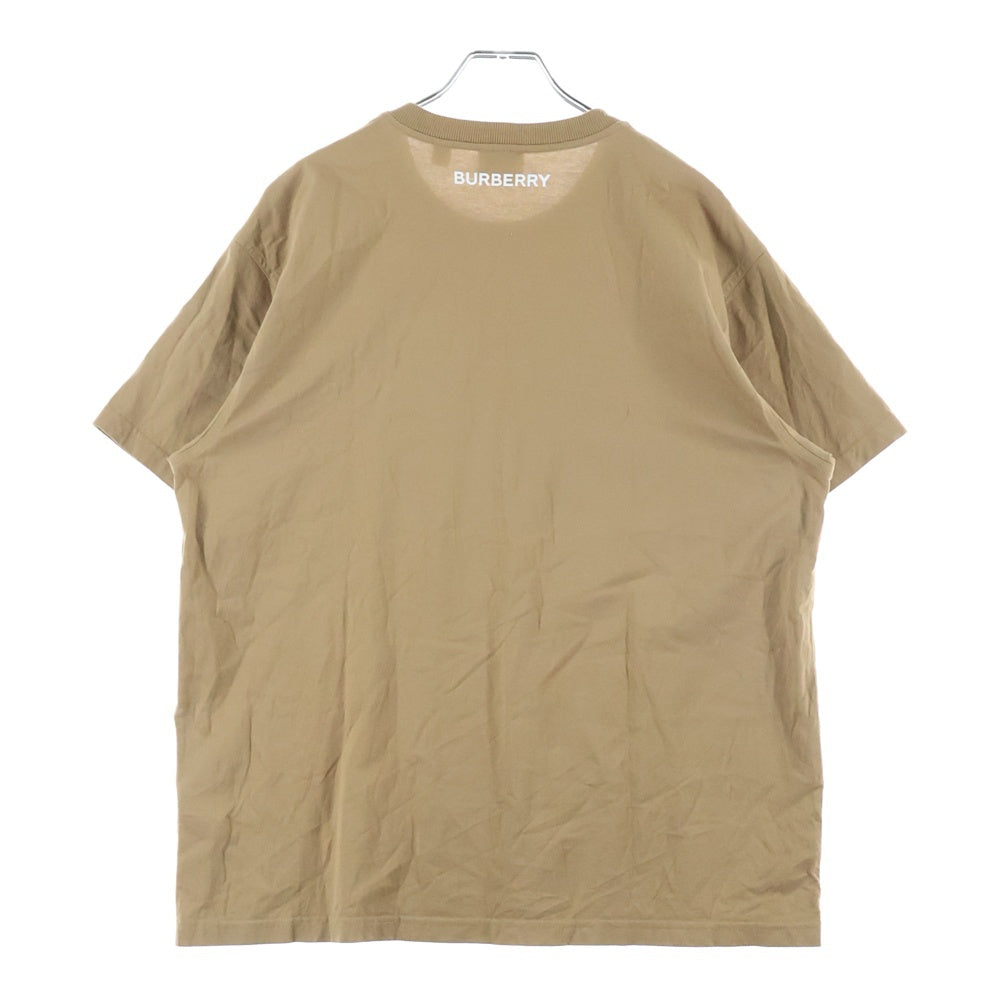 BURBERRY(バーバリー) 鹿プリント クルーネック 半袖Tシャツ カットソー ブラウン 8057533
