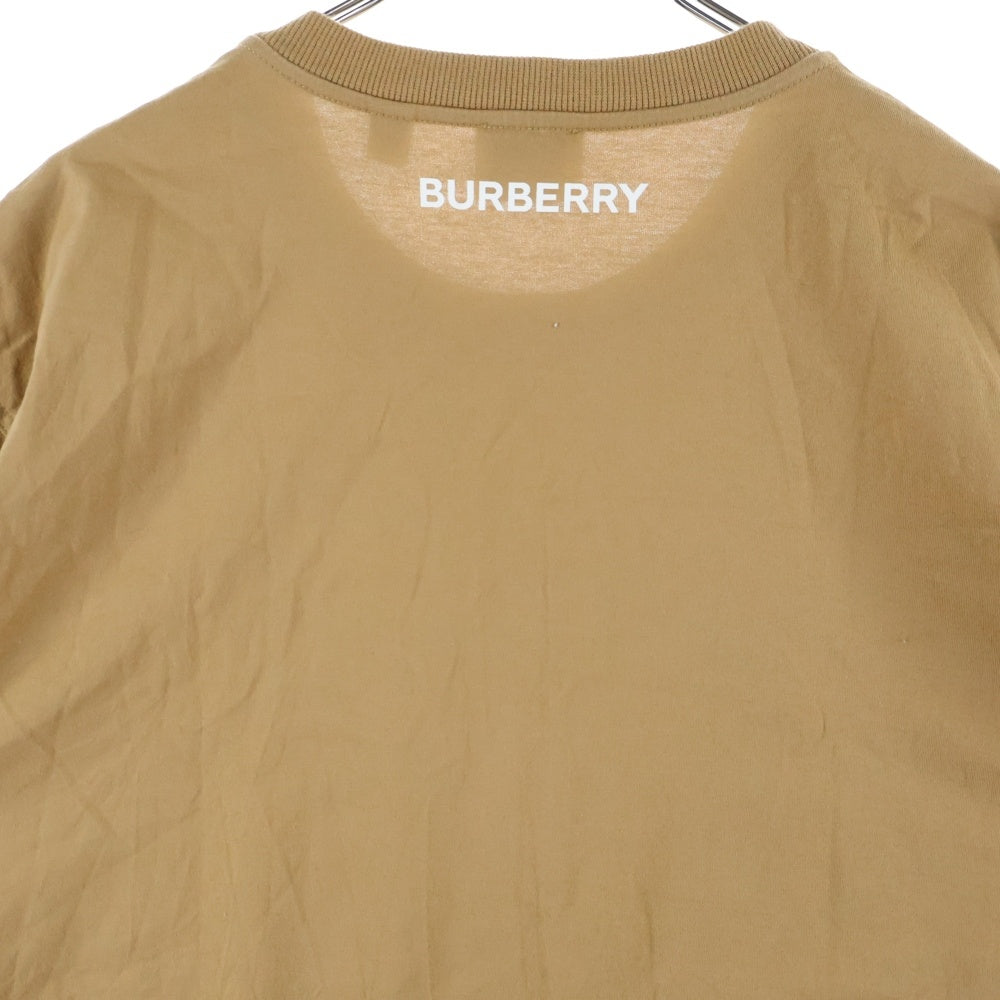 BURBERRY(バーバリー) 鹿プリント クルーネック 半袖Tシャツ カットソー ブラウン 8057533