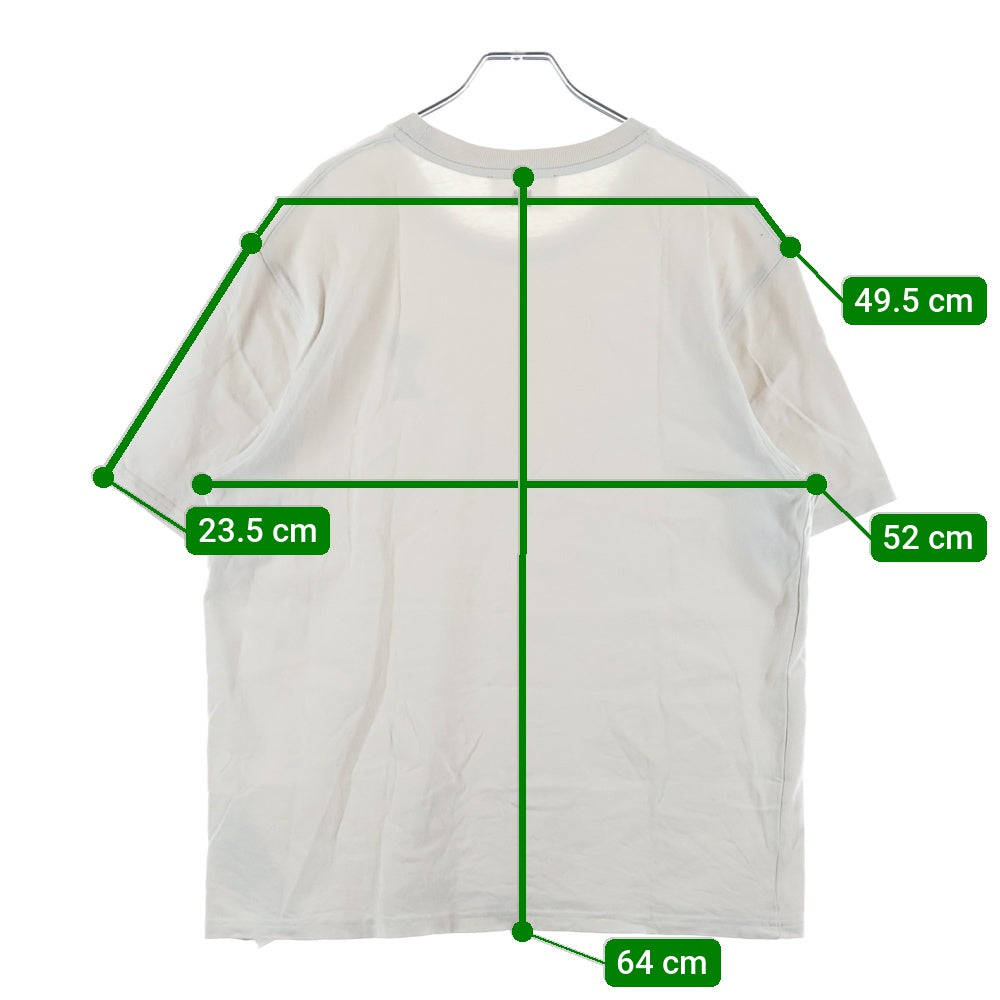 AMI Alexandre Mattiussi(アミアレクサンドルマテュッシ) Ami De Coeur アミ ドゥ クール エンボス ハートロゴ クルーネック 半袖Tシャツ カットソー アイボリー UTS025.726