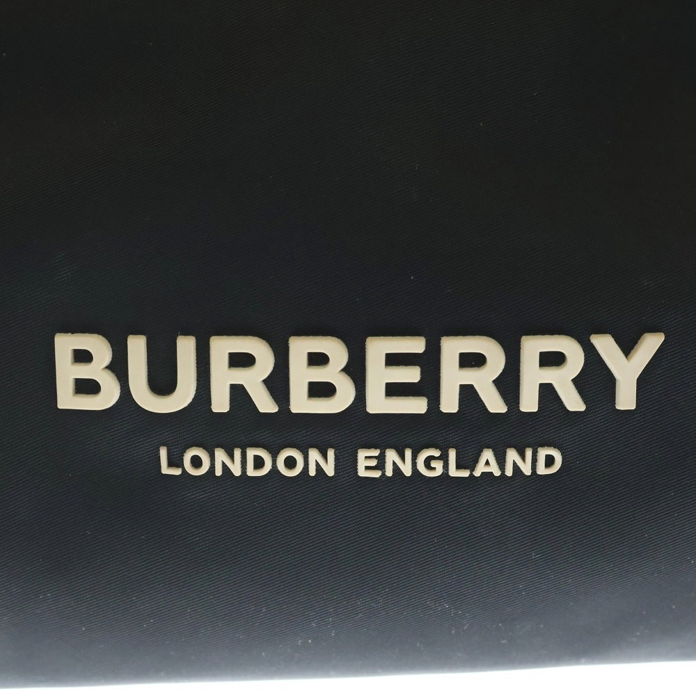 BURBERRY(バーバリー) ソニー ベルトバッグ ボディバッグ ブラック ナイロン×レザー シルバー金具 8049095