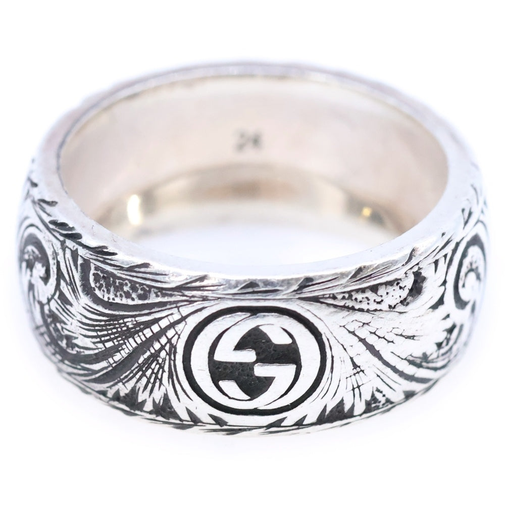 GUCCI(グッチ) インターロッキングG キャットヘッド アラベスク リング