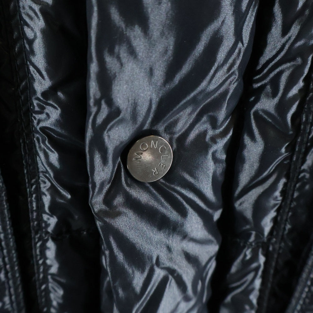 MONCLER(モンクレール) ROD ファー フーデッド ダウンジャケット ブラック 44502/91/68950