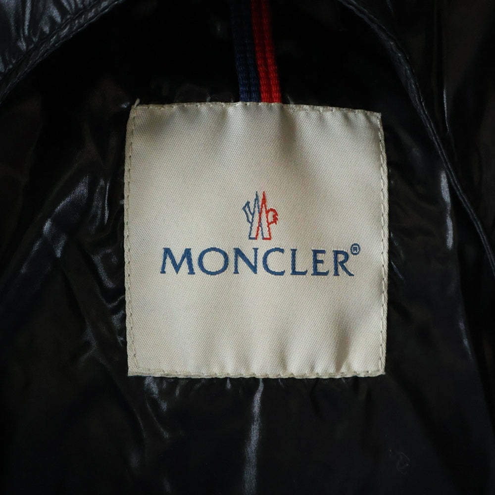 MONCLER(モンクレール) ROD ファー フーデッド ダウンジャケット ブラック 44502/91/68950